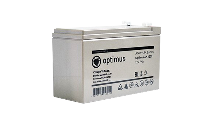 Optimus AP1207 Аккумулятор резервного питания, 7 A/h