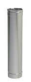Купить Труба дымоходная прямая 1 м D-120 мм из нержавеющей стали Прок